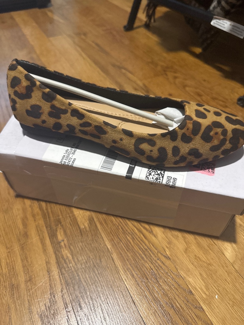 Leopard  slip ons